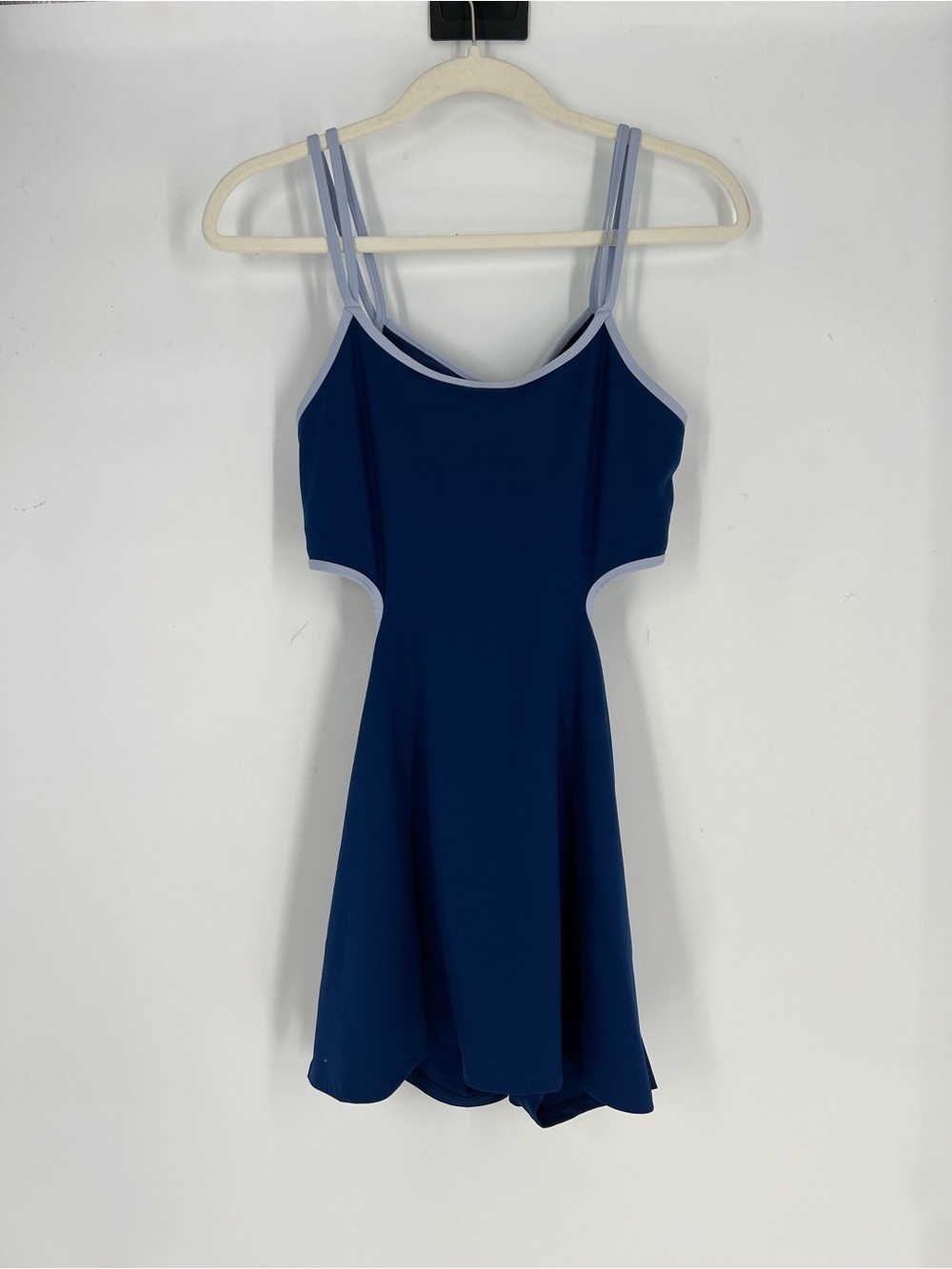 Free People Movement Navy White Lace Up Athletic Athleisure Dress S NWOT